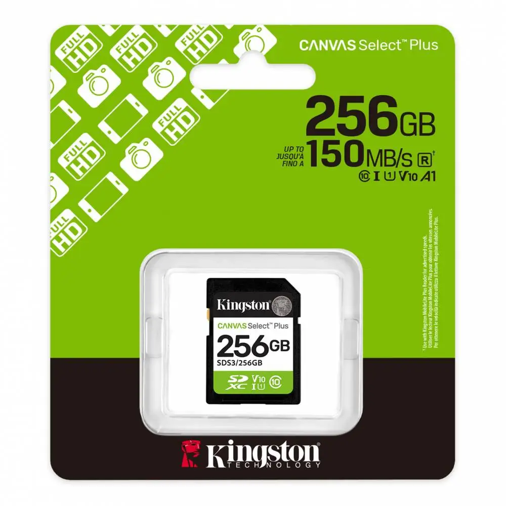 Kingston Canvas Select Plus SD 256GB Memory Card