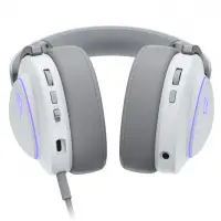 Геймърски безжични слушалки ASUS ROG Delta II White - USB-C, Aura Sync RGB