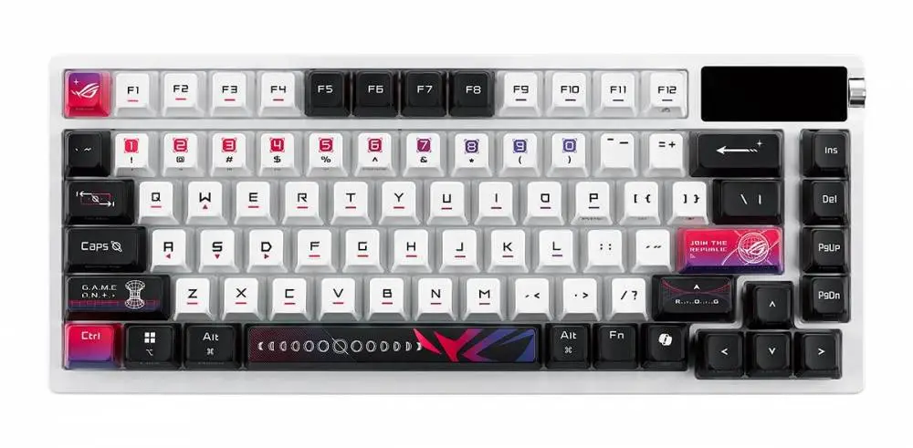 Геймърска безжична Клавиатура ASUS ROG Azoth X - White