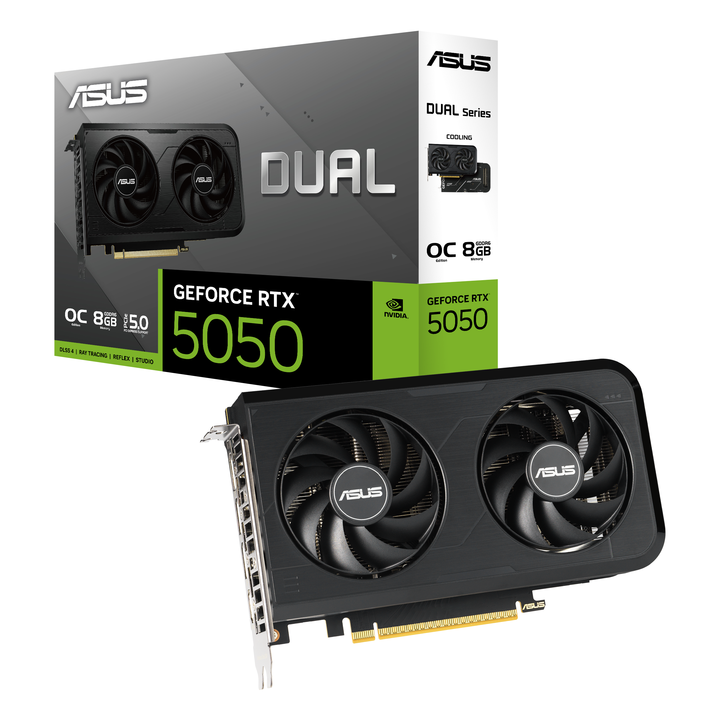Видео карта ASUS DUAL RTX 5050 OC 8GB GDDR7 - 90YV0N72-M0NA00