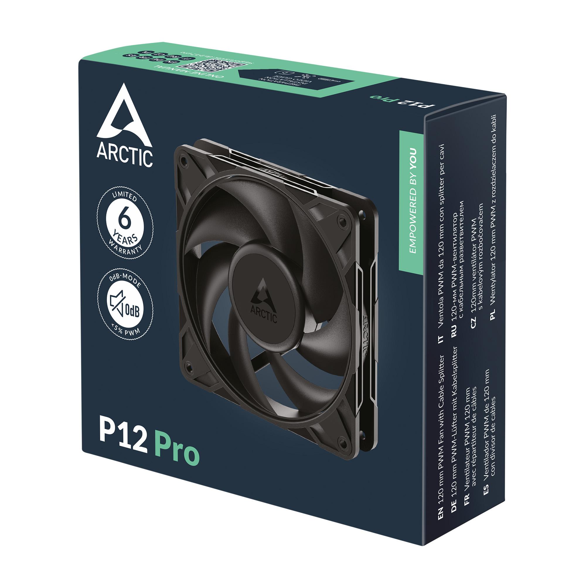 Вентилатор ARCTIC P12 Pro 120mm PWM - ACFAN00305A