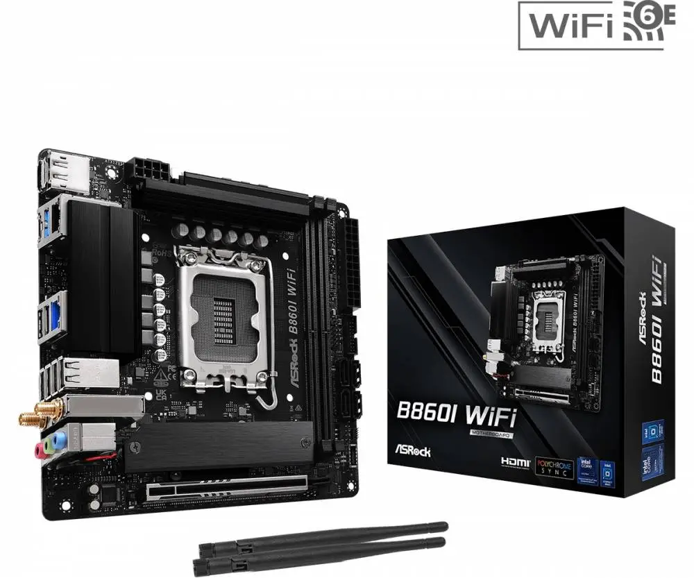 Дънна платка ASROCK B860I WiFi ITX LGA1851