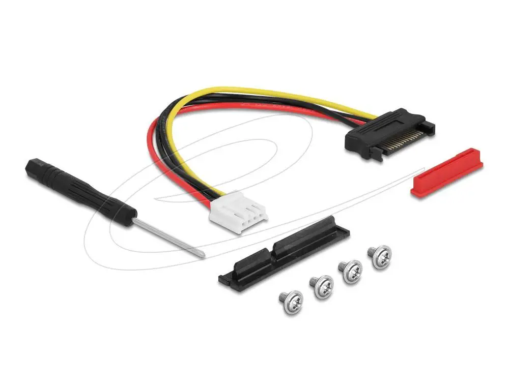 Delock Адаптер с 20 см кабел за свързване на PCIex4 с M.2