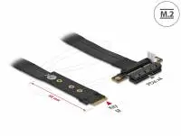 Delock Адаптер с 20 см кабел за свързване на  PCIex4 с M.2
