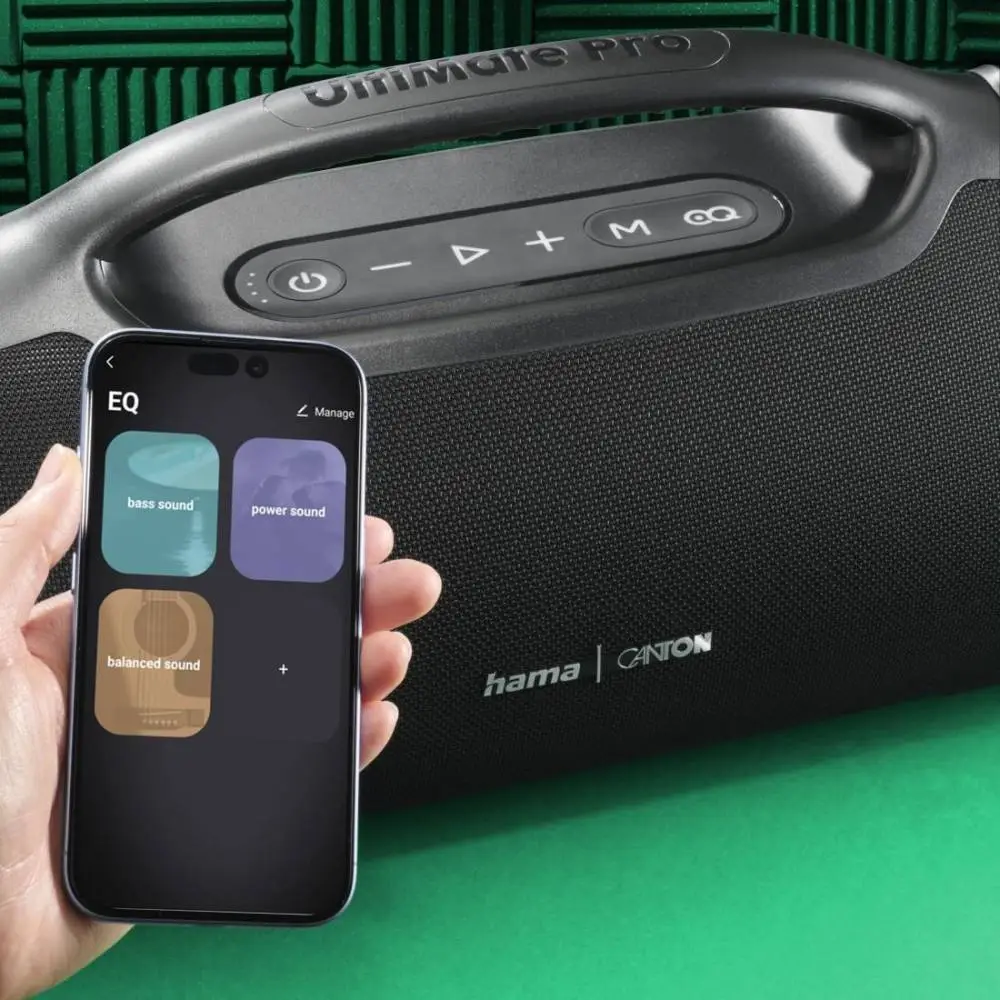 HAMA Canton Блутут колона "UltiMate Pro", водоустойчив IPX6, 120W, черен