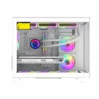 Кутия Gamemax HYPE-M White Case mATX 3 x 120 mm Addressable RGB fans