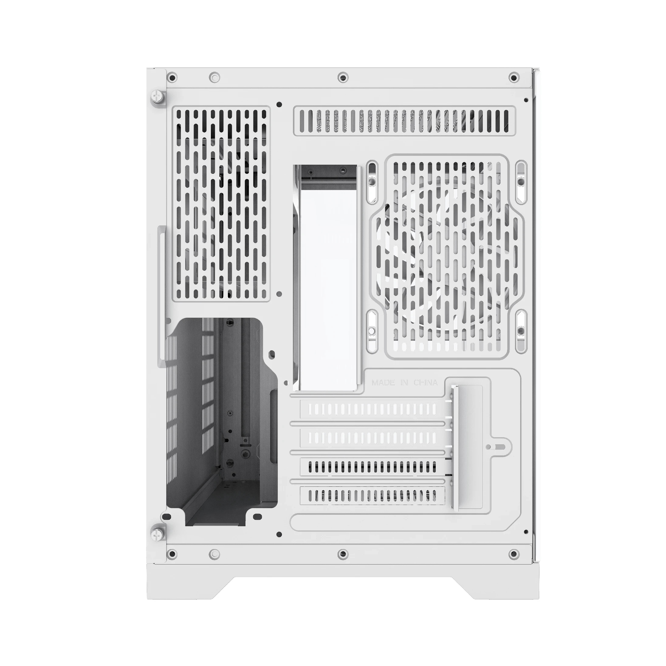 Кутия Gamemax HYPE-M White Case mATX 3 x 120 mm Addressable RGB fans