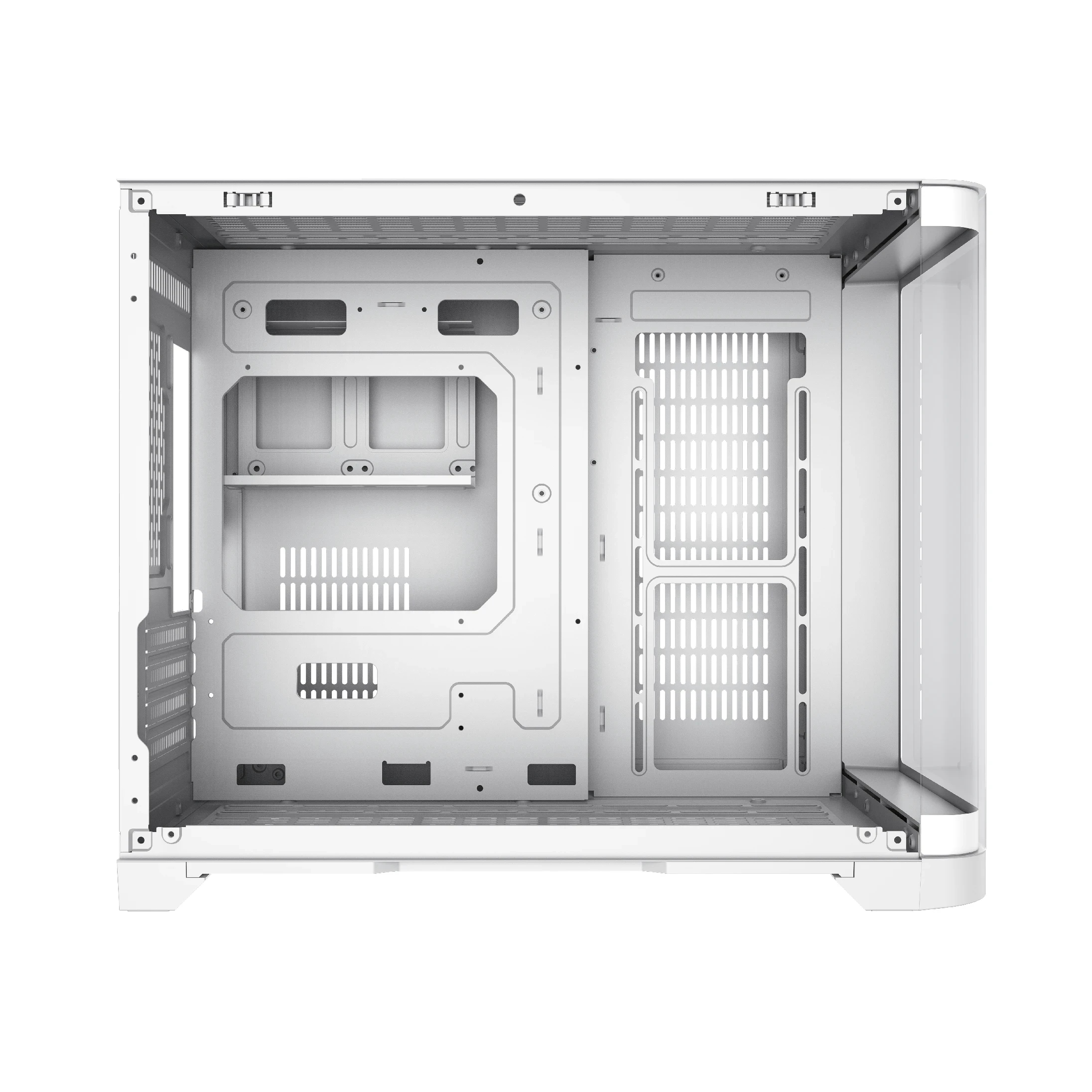 Кутия Gamemax HYPE-M White Case mATX 3 x 120 mm Addressable RGB fans