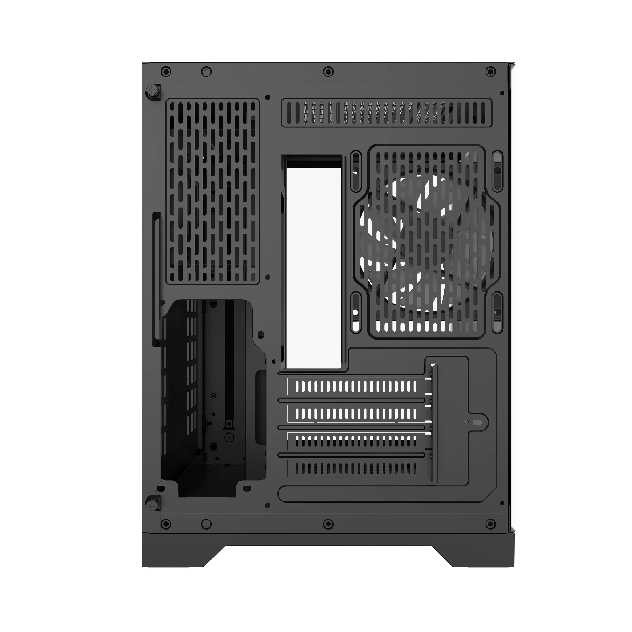 Кутия Gamemax HYPE-M Black Case mATX 3 x 120 mm Addressable RGB fans