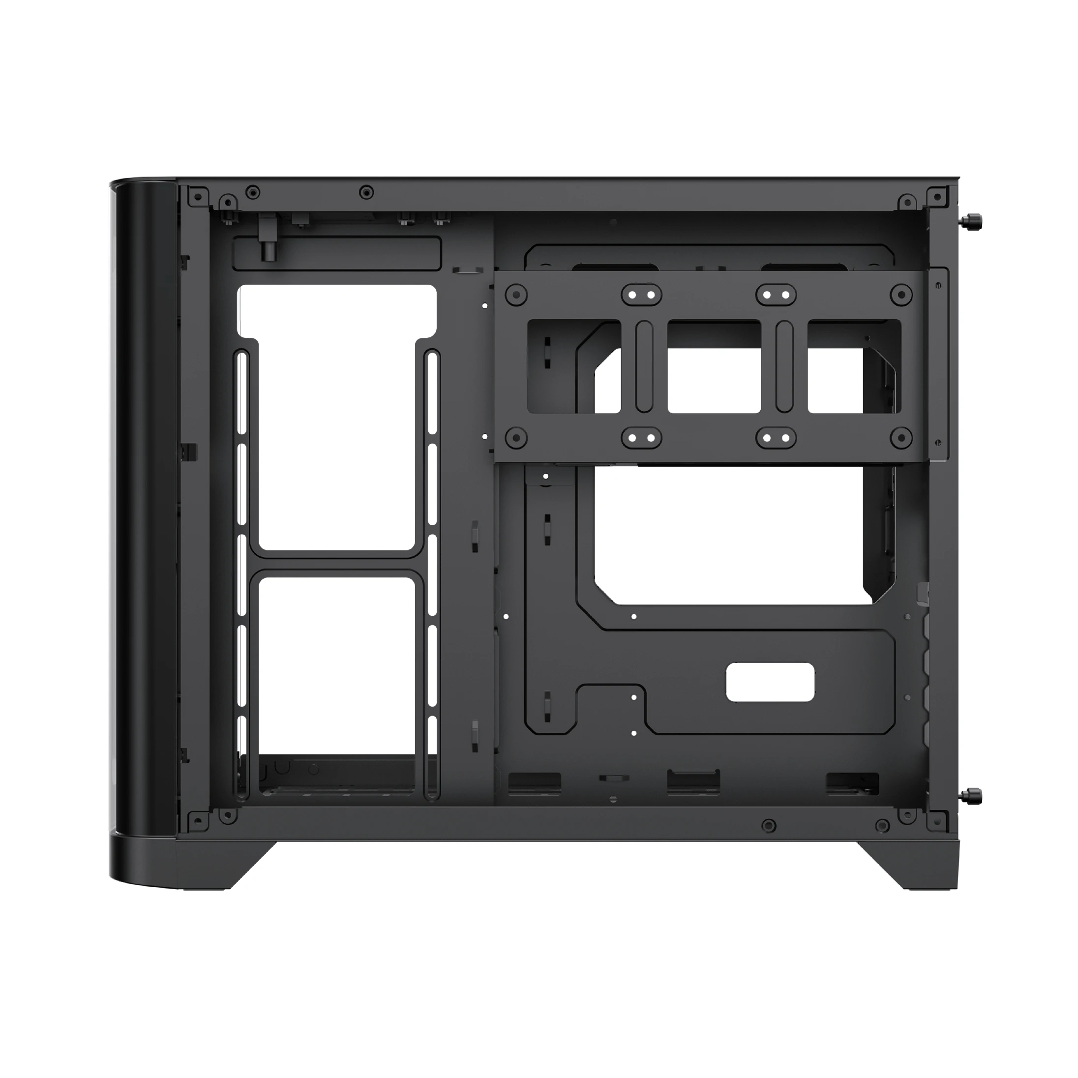 Кутия Gamemax HYPE-M Black Case mATX 3 x 120 mm Addressable RGB fans