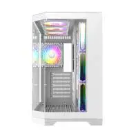 Кутия Gamemax HYPE-A White Case ATX 4 x 120 mm Addressable RGB fans