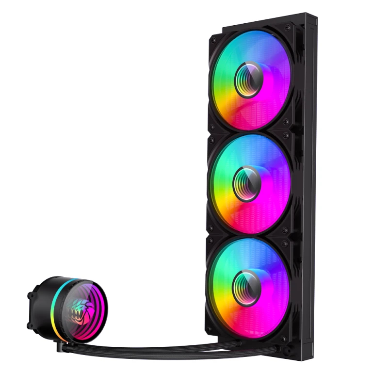 Водно охлаждане Gamemax IceBurg 360 Infinity Black Water Cooling Infinity Mirror ARGB