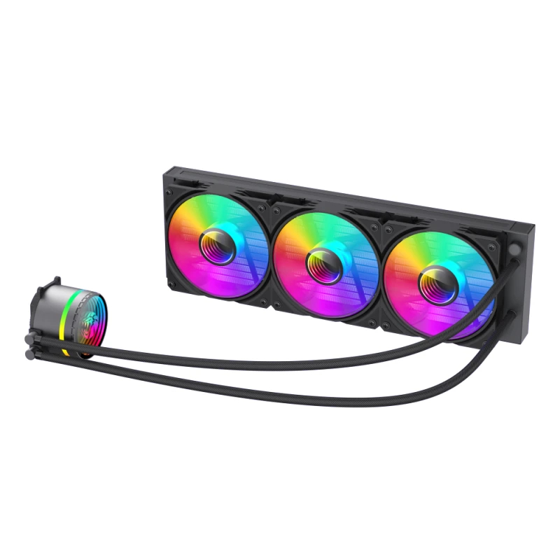 Водно охлаждане Gamemax IceBurg 360 Infinity Black Water Cooling Infinity Mirror ARGB