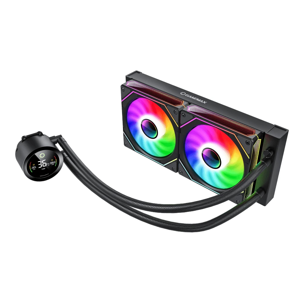 Водно охлаждане Gamemax IceBurg 240 Digital Black Water Cooling ARGB