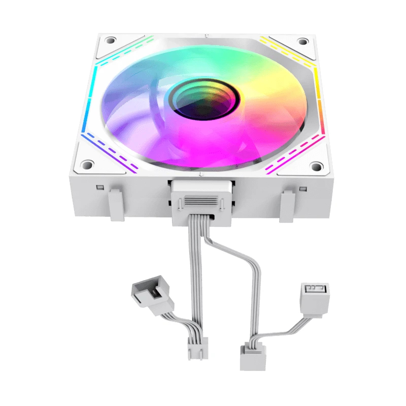  Комплект вентилатори Gamemax FN12A-S3I White Fan Pack 3-in-1 3x120mm Daisy-Chain ARGB