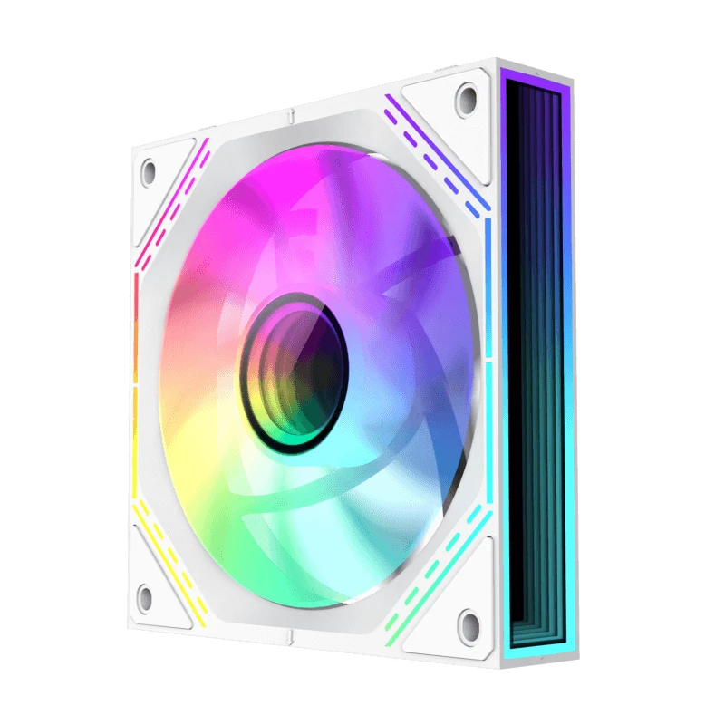  Комплект вентилатори Gamemax FN12A-S3I White Fan Pack 3-in-1 3x120mm Daisy-Chain ARGB