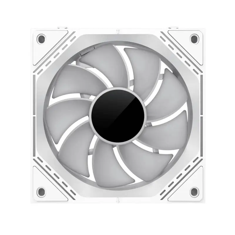 Комплект вентилатори Gamemax FN12A-S3I-RW White Fan Pack 3-in-1 3x120mm Reverse Daisy-Chain ARGB