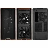 Кутия Lian-Li LANCOOL 217 Mid-Tower, Tempered Glass, Wood-Black