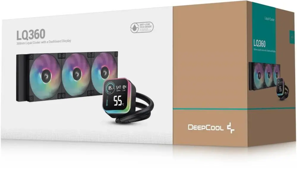 Wasserkühlung für Prozessor DeepCool LQ360 Water Cooling 360mm AIO