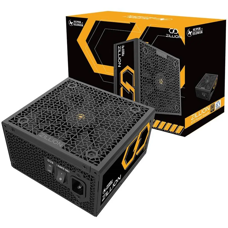 Захранване Super Flower Zillion FG Gold 1250W ATX 3.1, 80 Plus Gold, Fully Modular - SF-1250Z12FG