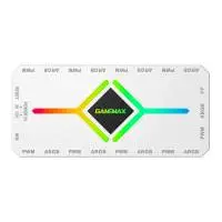 Разклонител за вентилатори Gamemax Fan Hub - V4.0 PWM ARGB Hub + Controller White