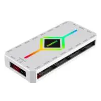 Разклонител за вентилатори Gamemax Fan Hub - V4.0 PWM ARGB Hub + Controller White