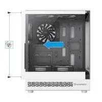 Кутия Gamemax Vista COC AW Case ATX 5 x 120 mm A-RGB Fans, MB Plate COC Fan