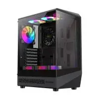 Кутия Gamemax Vista COC AB Case ATX 5 x 120 mm A-RGB Fans, MB Plate COC Fan