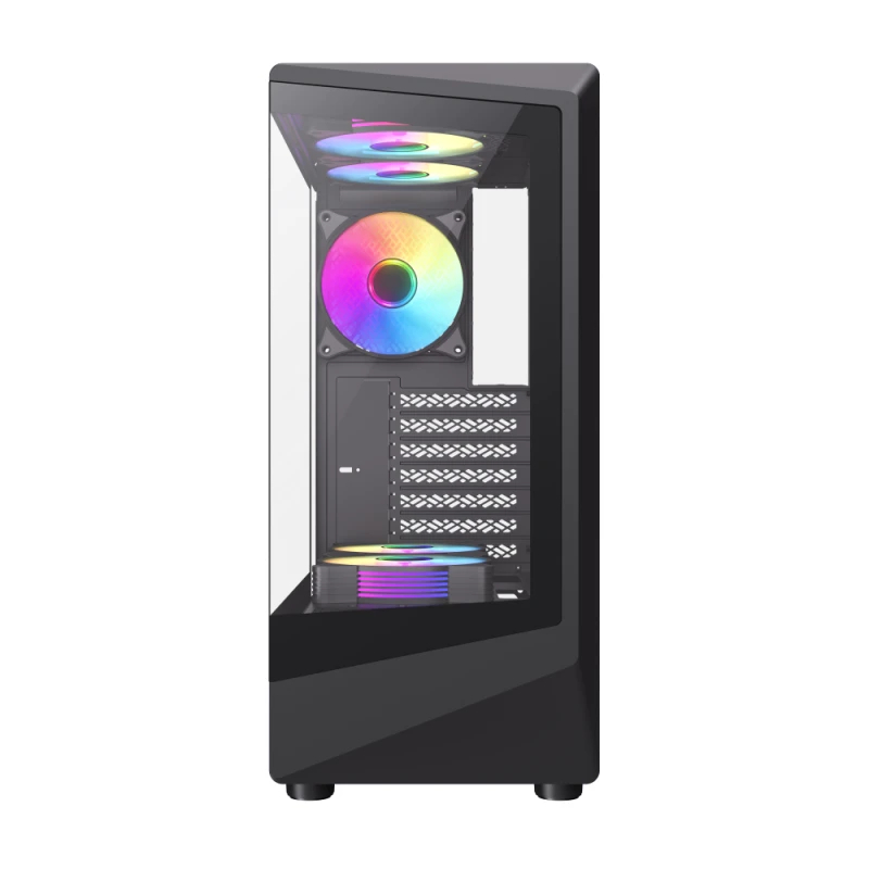 Кутия Gamemax Vista COC AB Case ATX 5 x 120 mm A-RGB Fans, MB Plate COC Fan