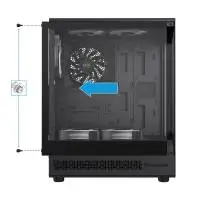 Кутия Gamemax Vista COC AB Case ATX 5 x 120 mm A-RGB Fans, MB Plate COC Fan