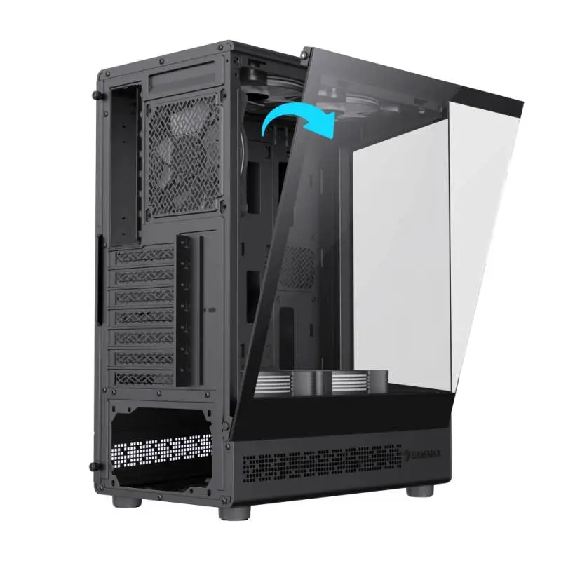 Кутия Gamemax Vista COC AB Case ATX 5 x 120 mm A-RGB Fans, MB Plate COC Fan