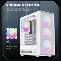 Кутия Gamemax Storm 2 AW Case ATX 6 x 120 mm Addressable RGB fans