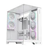 Кутия Gamemax Infinity Pro White Case ATX 5 x 120 mm Addressable RGB fans