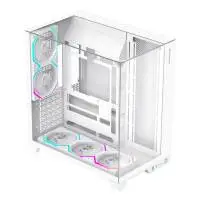 Кутия Gamemax Infinity Pro White Case ATX 5 x 120 mm Addressable RGB fans