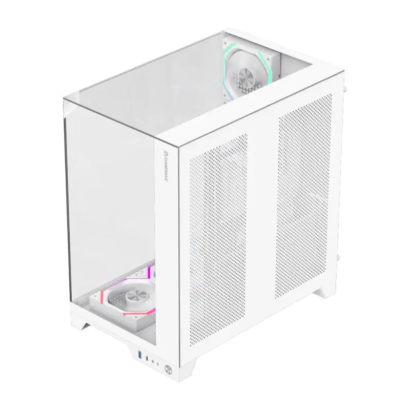 Кутия Gamemax Infinity Pro White Case ATX 5 x 120 mm Addressable RGB fans