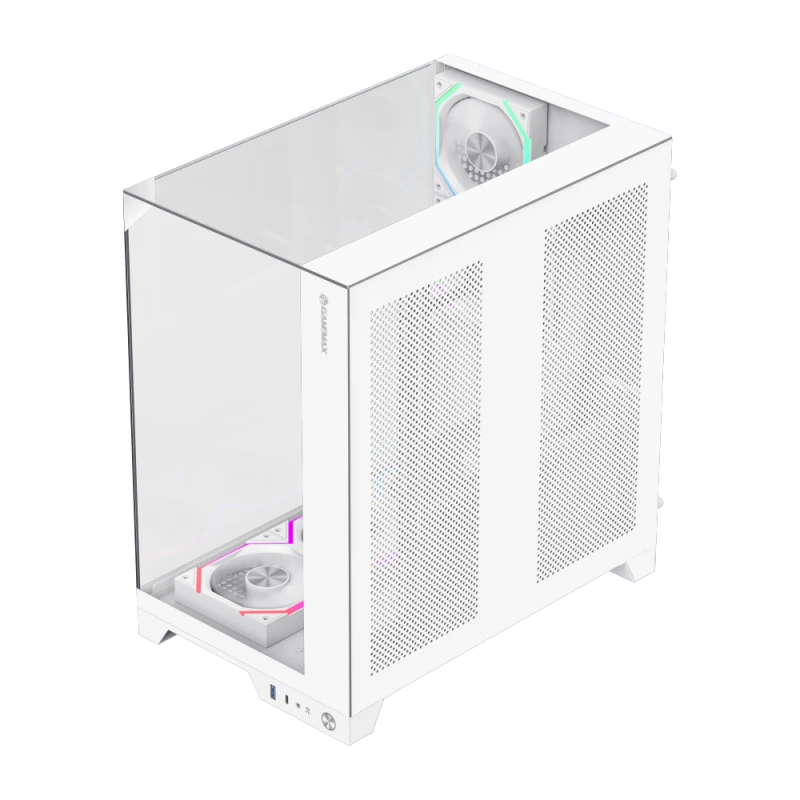 Кутия Gamemax Infinity Pro White Case ATX 5 x 120 mm Addressable RGB fans
