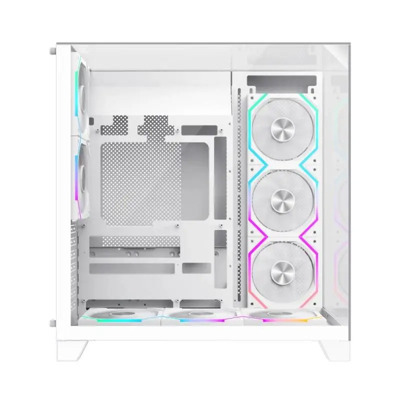Кутия Gamemax Infinity Pro White Case ATX 5 x 120 mm Addressable RGB fans