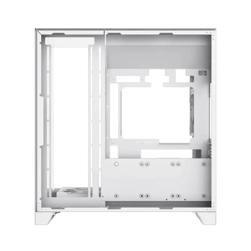 Кутия Gamemax Infinity Pro White Case ATX 5 x 120 mm Addressable RGB fans