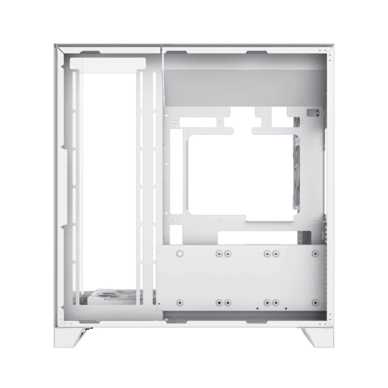 Кутия Gamemax Infinity Pro White Case ATX 5 x 120 mm Addressable RGB fans