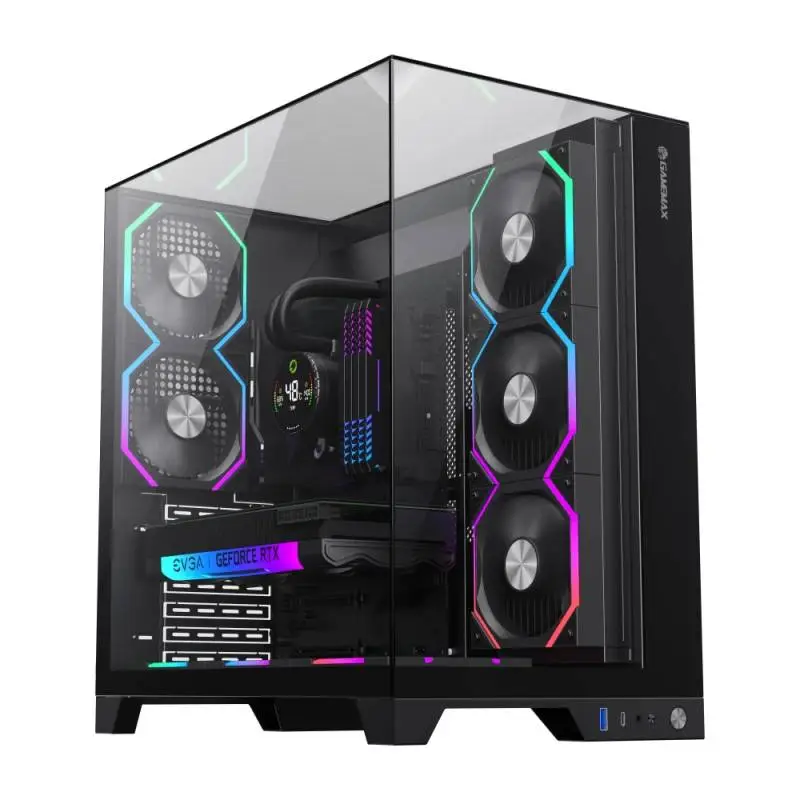 Кутия Gamemax Infinity Pro Black Case ATX 5 x 120 mm Addressable RGB fans