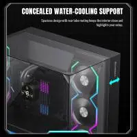 Кутия Gamemax Infinity Pro Black Case ATX 5 x 120 mm Addressable RGB fans