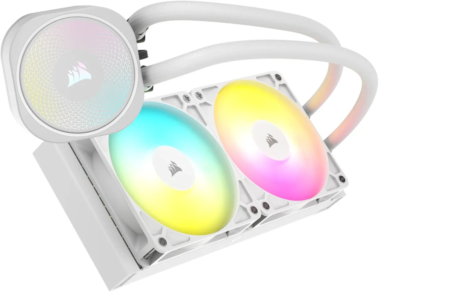 Υδρόψυξη για επεξεργαστή Corsair NAUTILUS 240 ARGB White 240mm Radiator Liquid CPU Cooler - CW-9060094-WW