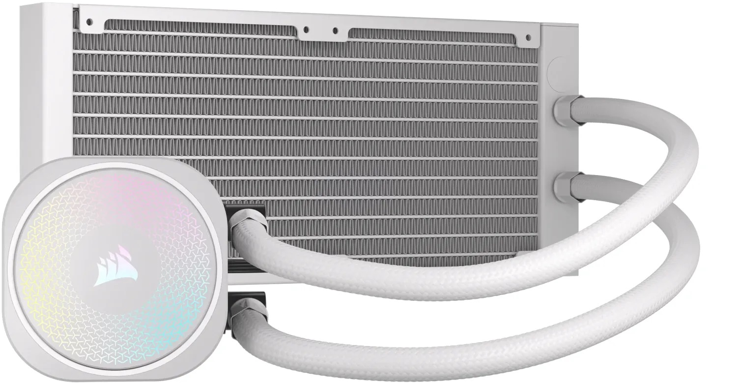 Υδρόψυξη για επεξεργαστή Corsair NAUTILUS 240 ARGB White 240mm Radiator Liquid CPU Cooler - CW-9060094-WW