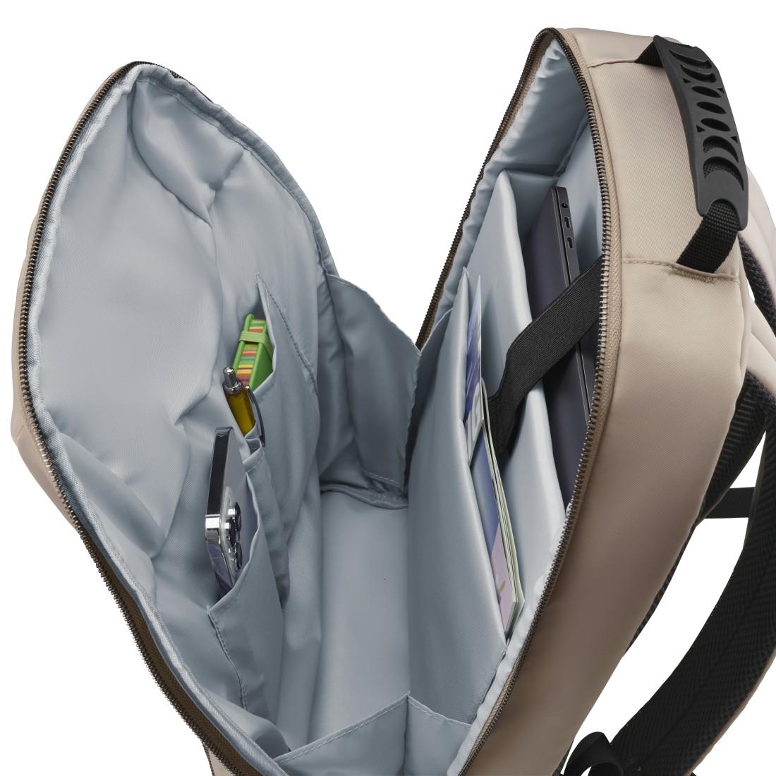 HAMA Laptop-Rucksack "Premium Lightweight", bis 41 cm (16,2"), beige
