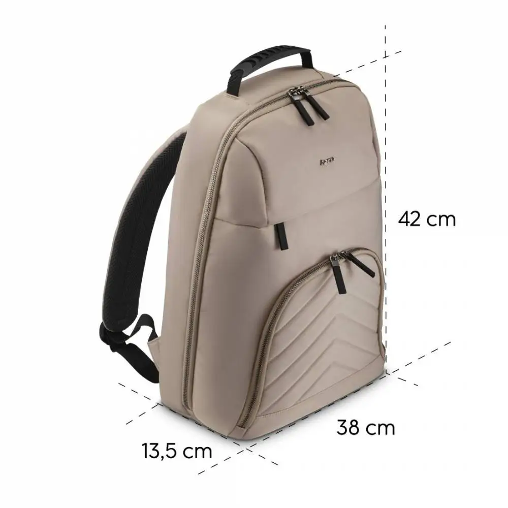 HAMA Раница за лаптоп "Premium Lightweight", до 41 см (16,2"), бежов
