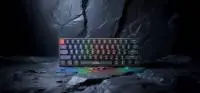 Геймърска механична клавиатура Marvo Saber 61 KG933G - 61 keys, Red Switches [Linear]