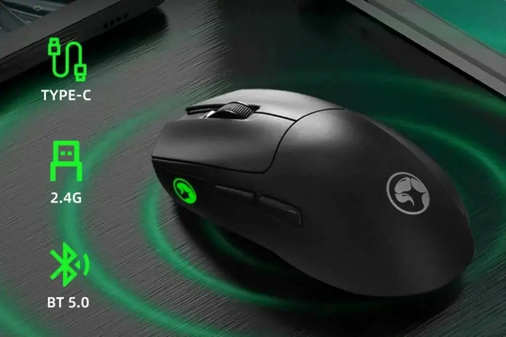Геймърска безжична мишка Marvo Niro 320 G867W - Bluetooth, 2.4G, 8000dpi