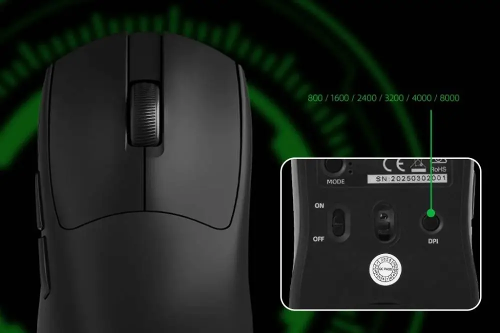 Геймърска безжична мишка Marvo Niro 320 G867W - Bluetooth, 2.4G, 8000dpi