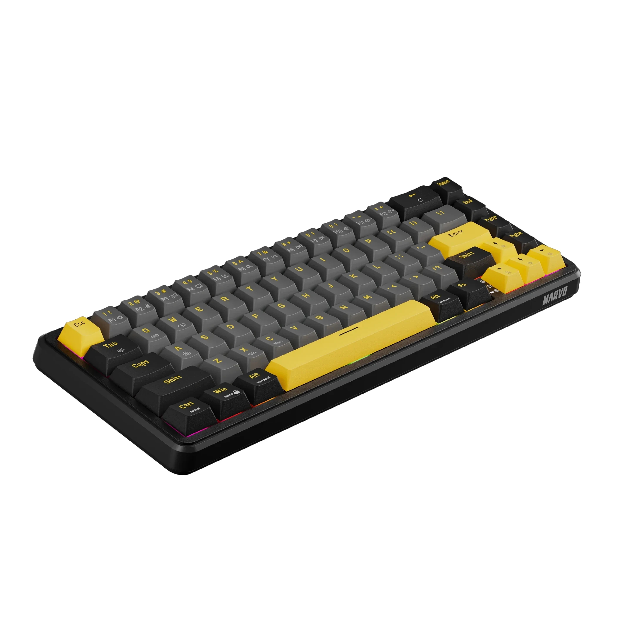 Tastatură de gaming Marvo Magma M40 KG964 - 8K, Switch-uri magnetice [Tactile]