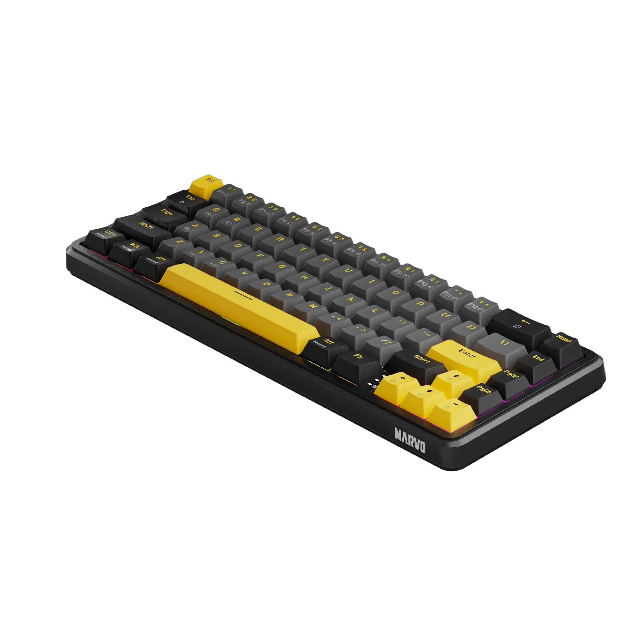 Tastatură de gaming Marvo Magma M40 KG964 - 8K, Switch-uri magnetice [Tactile]